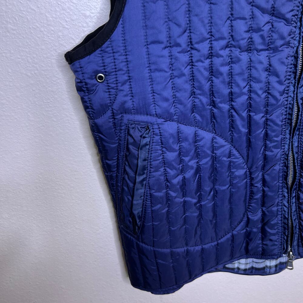 Southern Pines Navy Quilted Pocketed Vest Large - Picture 3 of 12